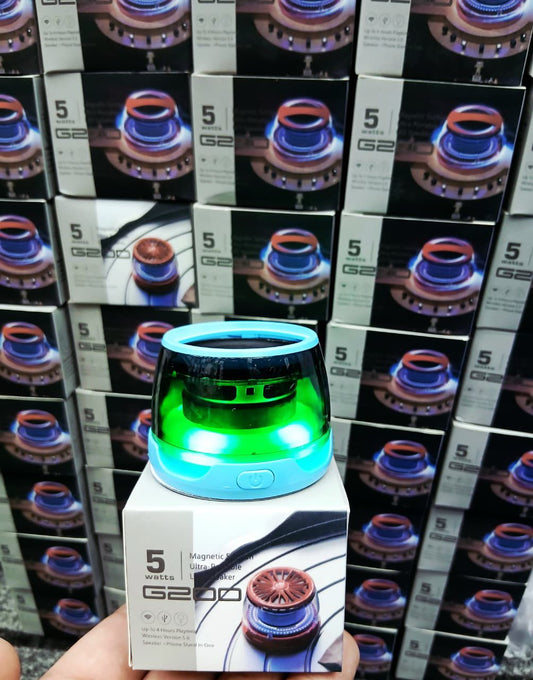G200 Magnetic RGB Bluetooth Speaker – 5W Ultra-Portable Wireless Sound Box & Magnetic Phone Stand