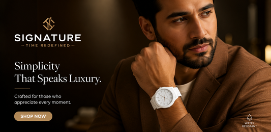 Full White Aura Watch Elegant Design Durable Build Comfortable Strap Clear Display Perfect For Daily Wear And Special Occasions