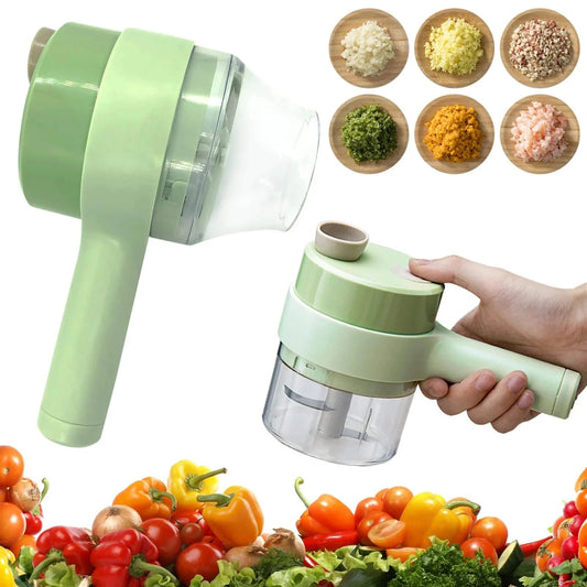 Electric Handheld Vegetable Cutter Slicer Multifunctional Food Chopper Compact Durable And Easy To Use Kitchen Tool