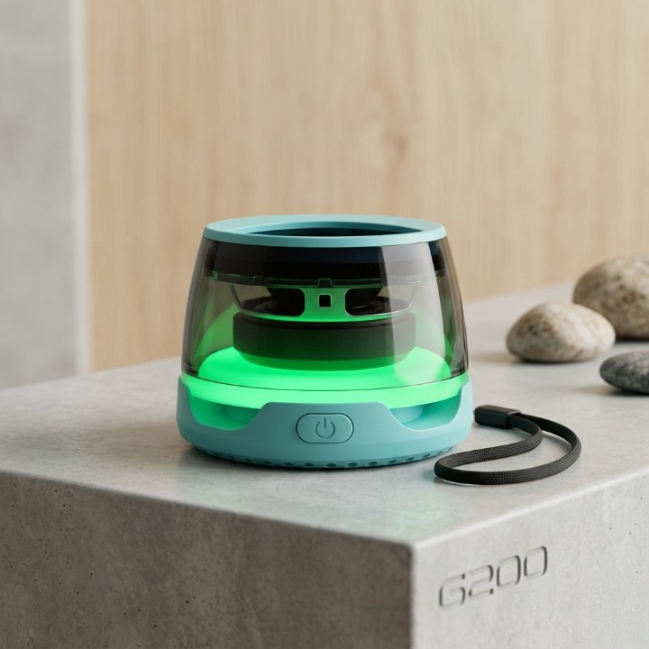 G200 Magnetic RGB Bluetooth Speaker – 5W Ultra-Portable Wireless Sound Box & Magnetic Phone Stand
