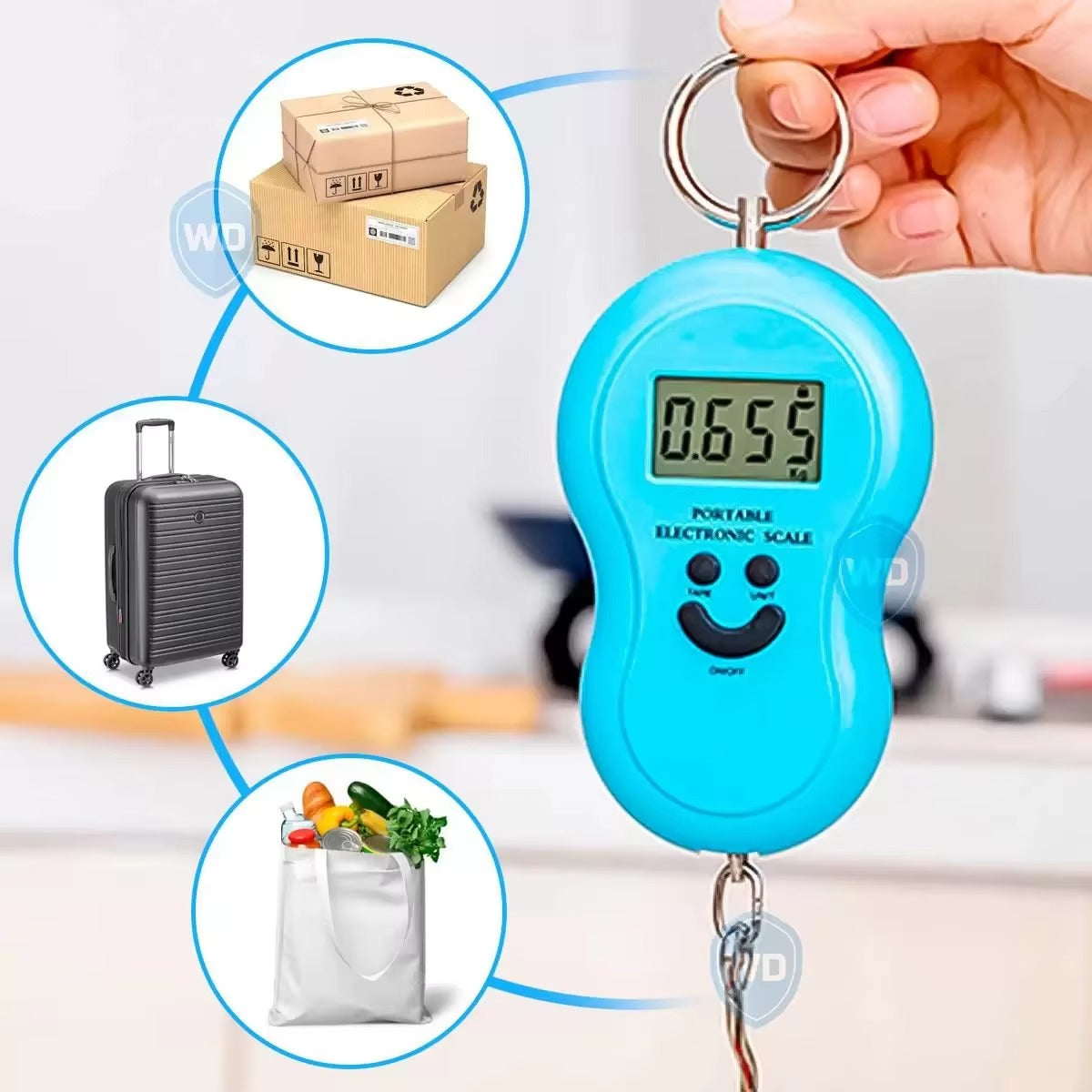 50kg Digital Hanging Luggage Scale