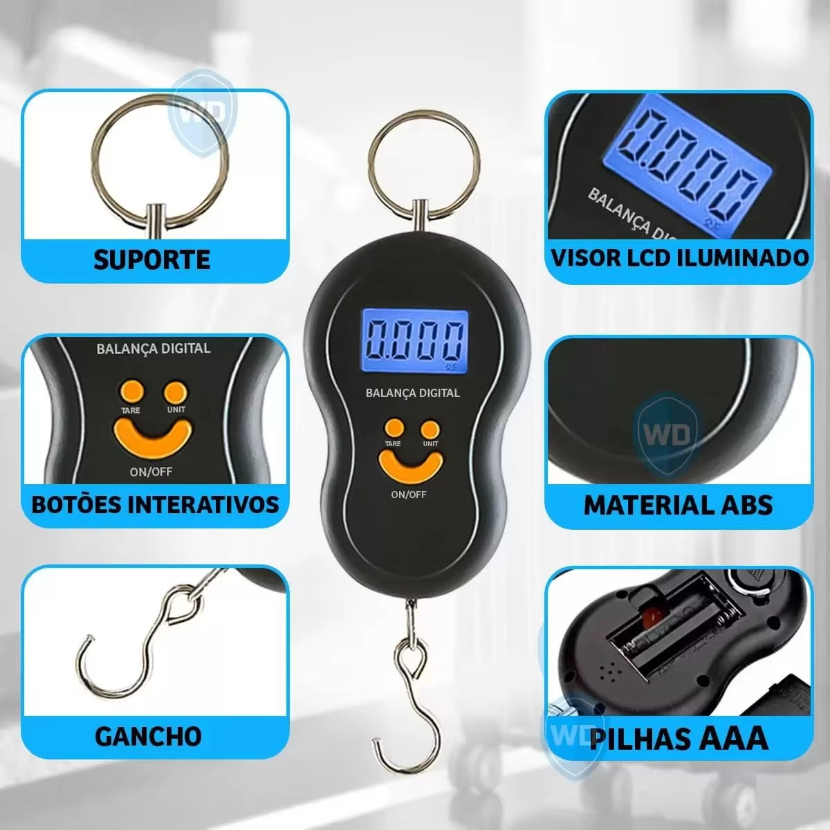 50kg Digital Hanging Luggage Scale