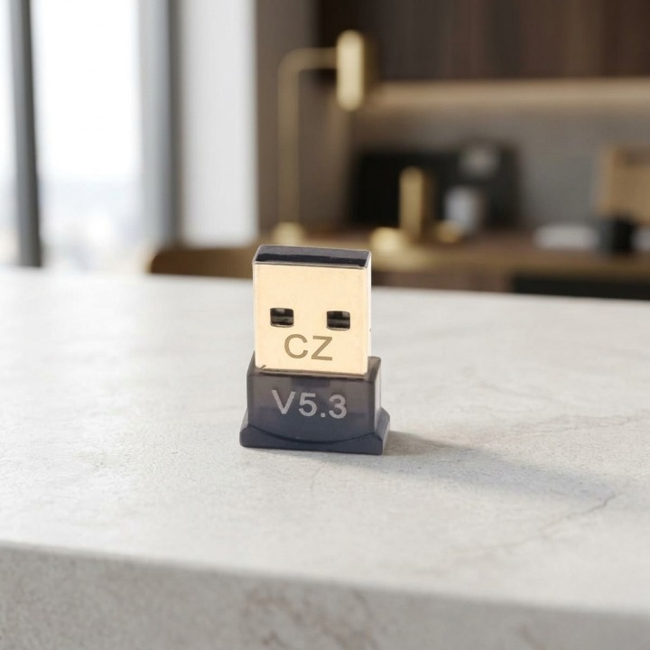 Mini Bluetooth 5.3 USB Dongle – Ultra-Compact Plug & Play Wireless for Windows PCs