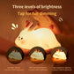 Cute Rabbit Silicone Lamp Soft Touch Night Light For Kids And Home Decor