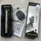 Vintage T9 Metal Body Hair Trimmer for Men – USB Rechargeable