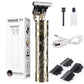 Vintage T9 Metal Body Hair Trimmer for Men – USB Rechargeable