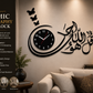 3d wall clock Wooden Wall Clock I for bedroom I Quartz Watch DIY Design