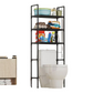 Multi-Layer Bathroom Storage Rack | Space-Saving Toilet Organizer | Strong Carbon Steel Shelf For Towels & Toiletries
