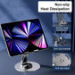 ZY034 Adjustable Desktop Mobile Phone Holder | Premium ABS Metal Biaxial Bracket Stand | 360 Degree Rotating Universal Table Mount - Grey