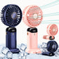 Rechargeable Hand Fan with LED Display | 5 Speed Modes Portable Mini Handy Fan for Kids & School Use