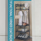 Multifunctional Corner Coat Rack | Nail-Free Installation | Space-Saving Coat & Storage Organizer | Waterproof & Durable | 3 Layers | Random Colour
