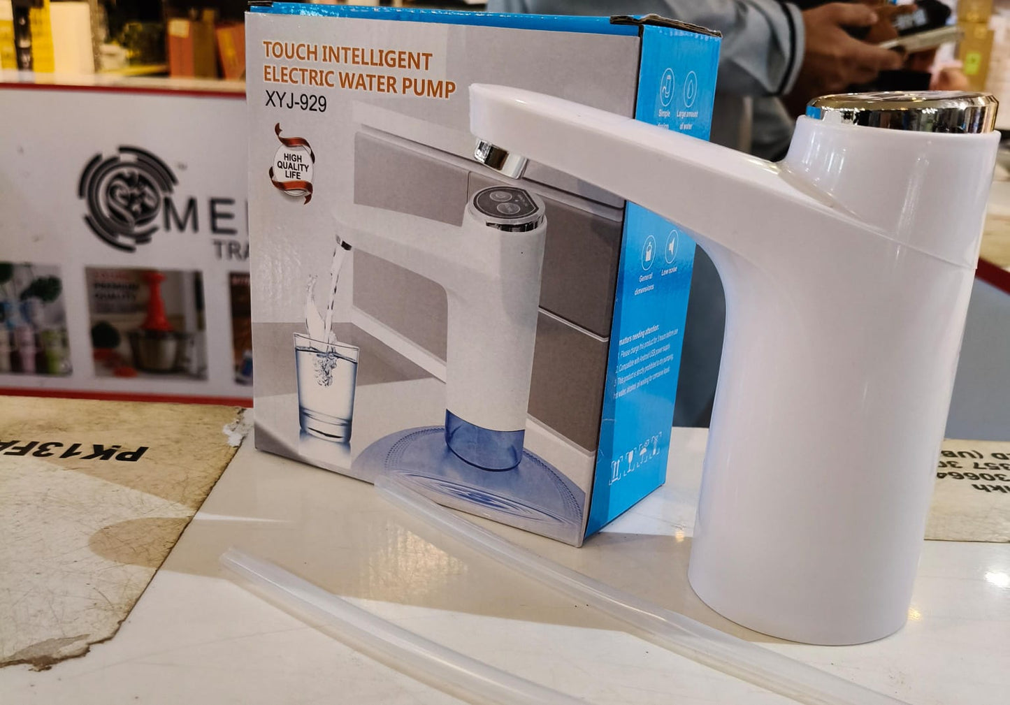 Touch Intelligent Electric Water Pump – Rechargeable Automatic Dispenser For Bottled Water With One -Touch Operation (Random Color)