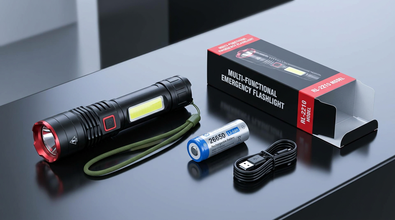 Multifunction LED Torch & Power Bank (Original German 100%)