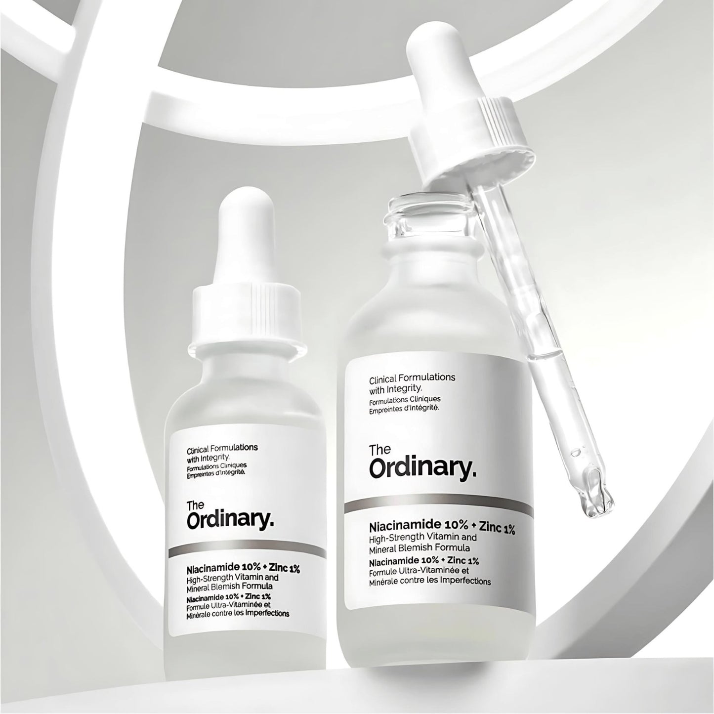The Ordinary Niacinamide 10% + Zinc 1% Serum – 30ml High-Strength Vitamin & Mineral Blemish Formula for Oil Control, Skin Brightening, and Clear, Radiant Complexion