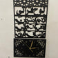 3D Wooden Loh-e-Qurani Wall Clock – Islamic Decorative Clock with Arabic Calligraphy – Elegant Design Made from 3mm Lasani Wood – Lightweight & Durable – Perfect for Home, Office, or Gift - Large
