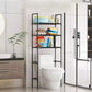 Multi-Layer Bathroom Storage Rack | Space-Saving Toilet Organizer | Strong Carbon Steel Shelf For Towels & Toiletries