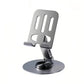 ZY034 Adjustable Desktop Mobile Phone Holder | Premium ABS Metal Biaxial Bracket Stand | 360 Degree Rotating Universal Table Mount - Grey