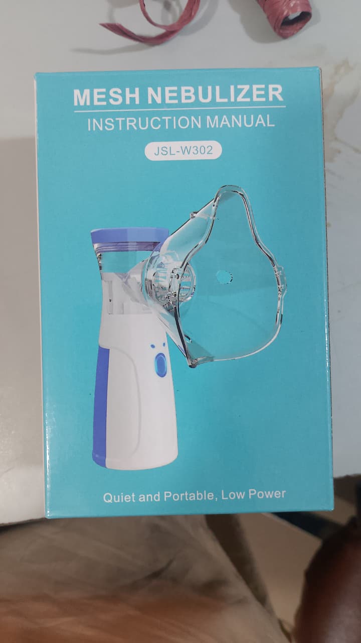 Portable Mesh Nebulizer (Model JSL-WNE02) – Quiet, Handheld Ultrasonic Inhaler for Respiratory Relief, Kids and Adults