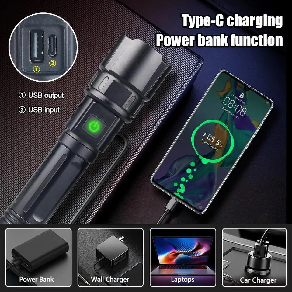Multifunction LED Torch & Power Bank (Original German 100%)