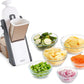 Mandoline Slicer | Safe Adjustable Vegetable Cutter | Multi‑Purpose Kitchen Chopper & Manual Grater ( Random Colour )