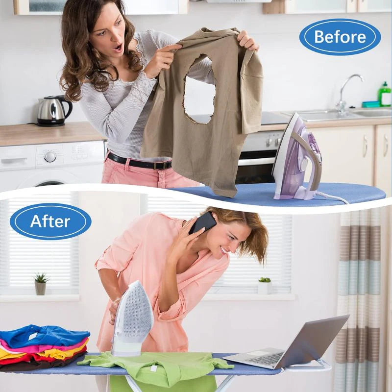 Teflon Iron Cover Protector | Non Stick Garments Care Cover For Iron | Heat Resistant Ironing Shoe for Clothes Protection - Premium Quality