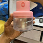 Mini Food Chopper Portable USB Rechargeable Vegetable Garlic Meat Grinder | With Cable - Size 250ml