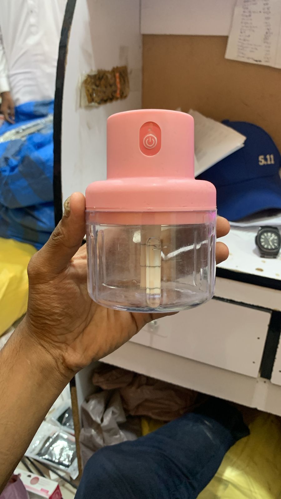 Mini Food Chopper Portable USB Rechargeable Vegetable Garlic Meat Grinder | With Cable - Size 250ml
