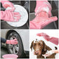 Silicone Washing Full Finger Gloves - For Home (Random Colors)