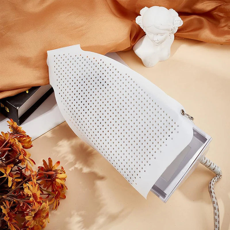Teflon Iron Cover Protector | Non Stick Garments Care Cover For Iron | Heat Resistant Ironing Shoe for Clothes Protection - Premium Quality