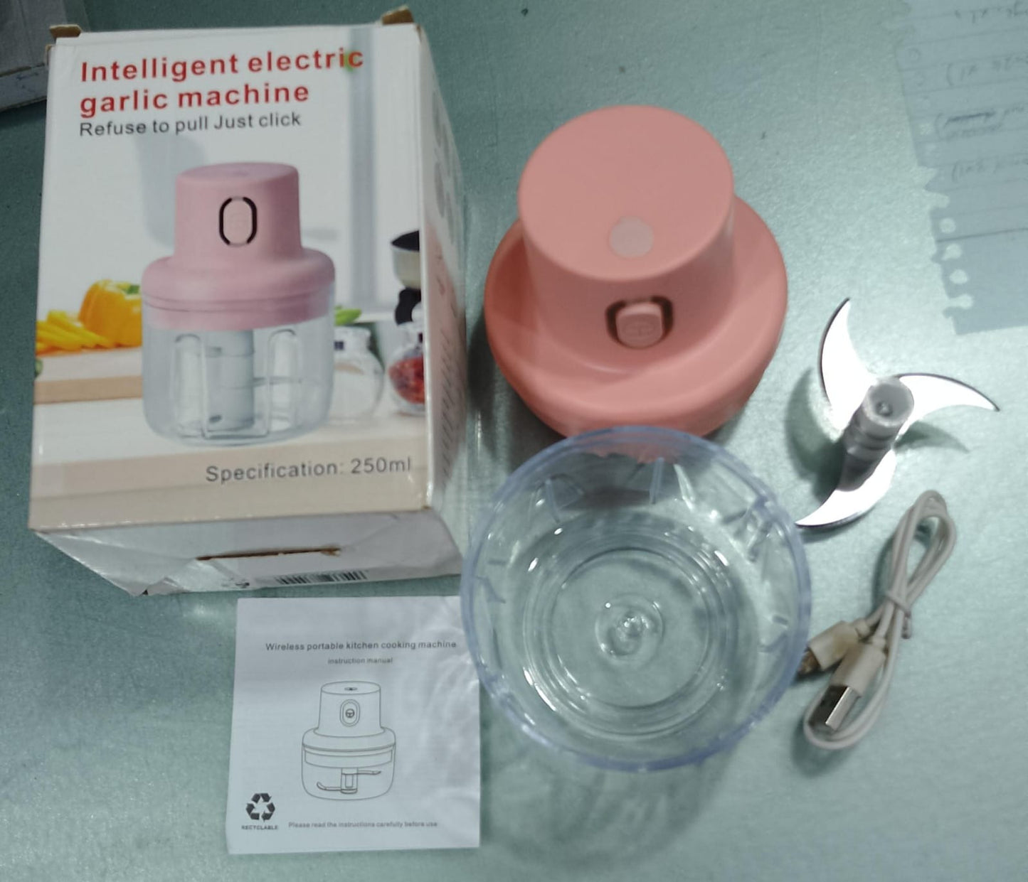 Rechargeable Mini Electric Food Chopper