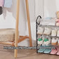 4-Layer Space-Saving Shoe Rack | Portable Dustproof Shoe Organizer With Cover | Closet & Home Shoe Stand | Plastic + Metal Body - Random Colour