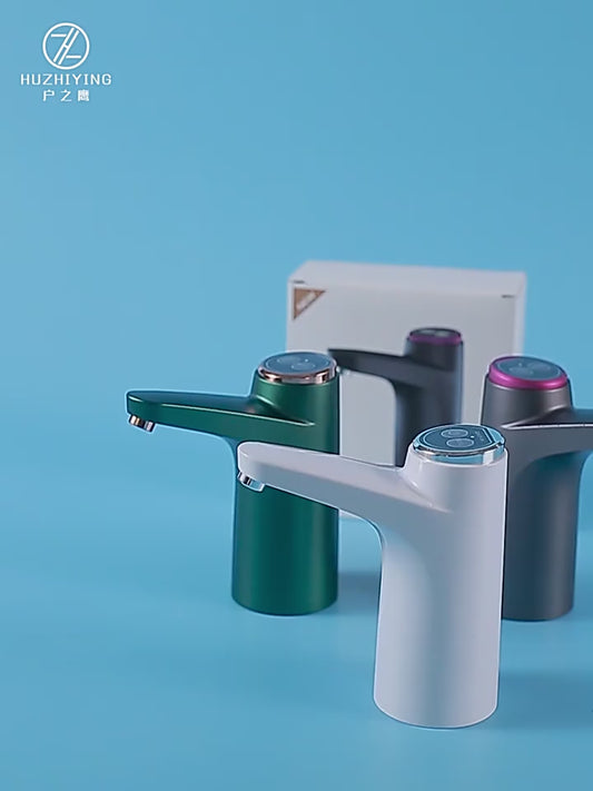 Touch Intelligent Electric Water Pump – Rechargeable Automatic Dispenser For Bottled Water With One -Touch Operation (Random Color)