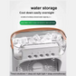 Portable Air Conditioner Fan USB Electric Fan with LED Night Light, Fine Mist Water, and Humidifier Function | Led Night Light Water Mist - 10 inch Big Size (Random Color) ~ Rechargeable